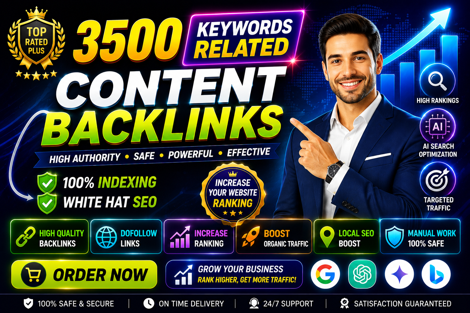 I Will Build 3500 Keywords Related Content Backlinks for SEO Ranking