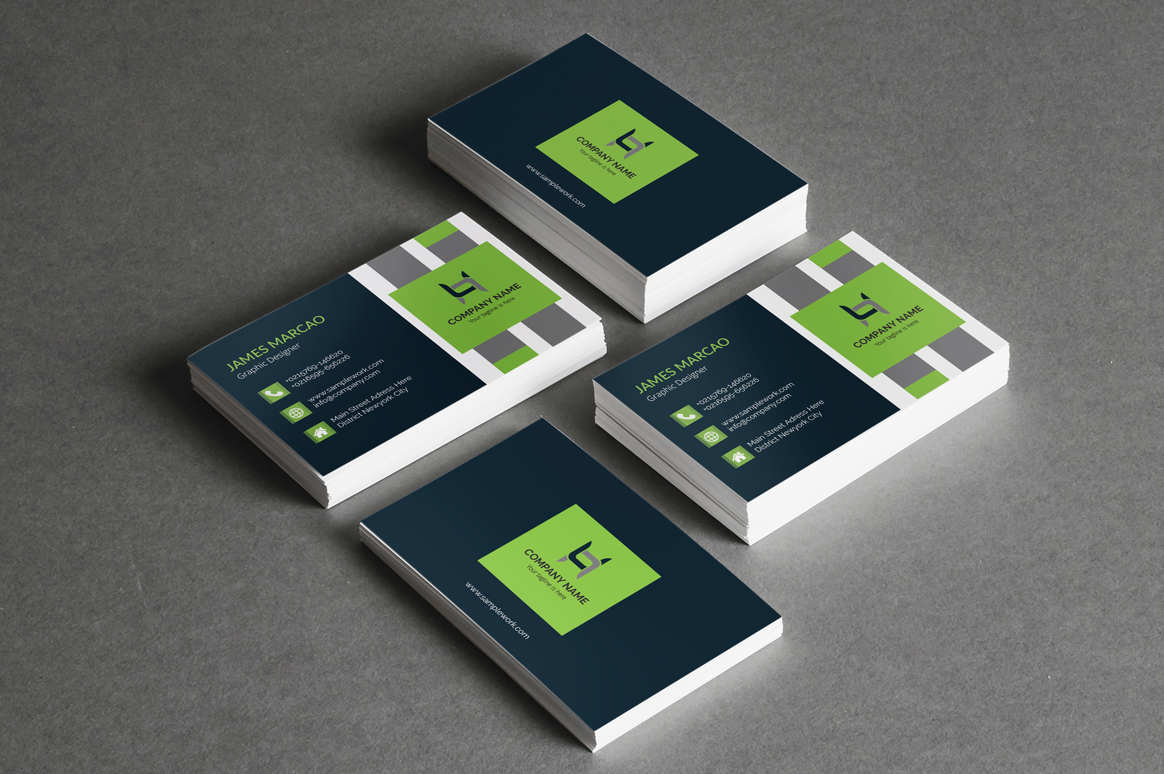 I will do unique modern and creative Business card design