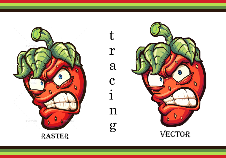 I will do vector tracing, redraw , convert to vector or vectorize logo manually 