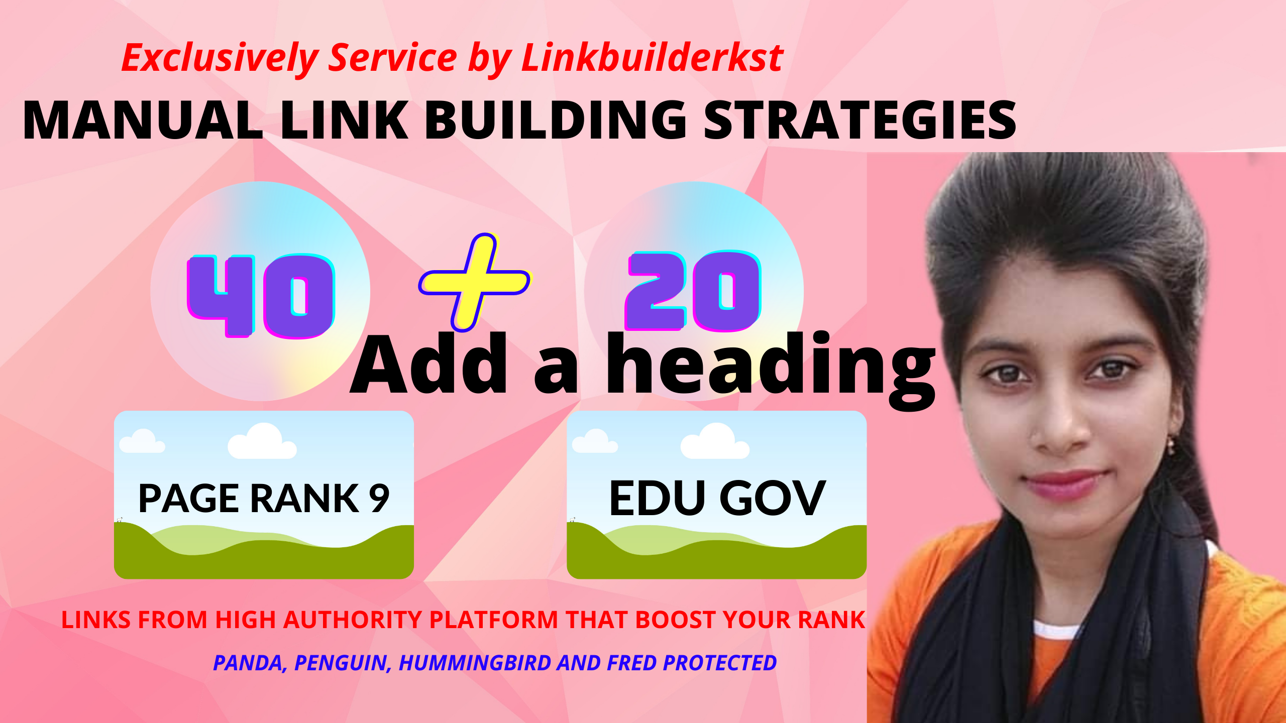 I will do 350+ EDU/GOV HQ Backlinks