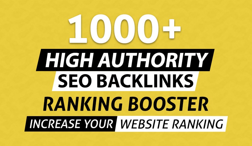 1000 high da link building SEO backlinks for google ranking