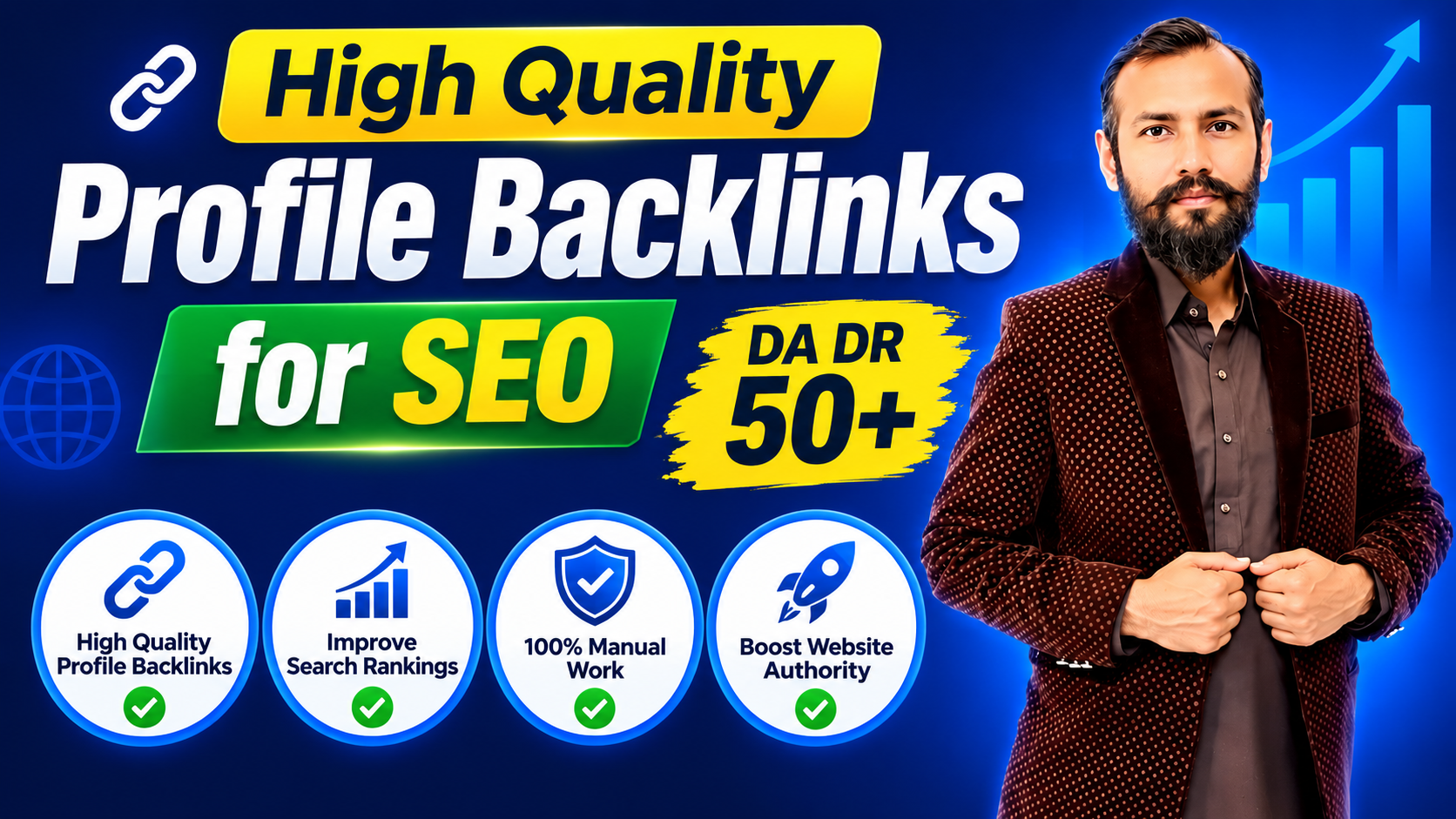 100 High Quality Profile Backlinks for SEO