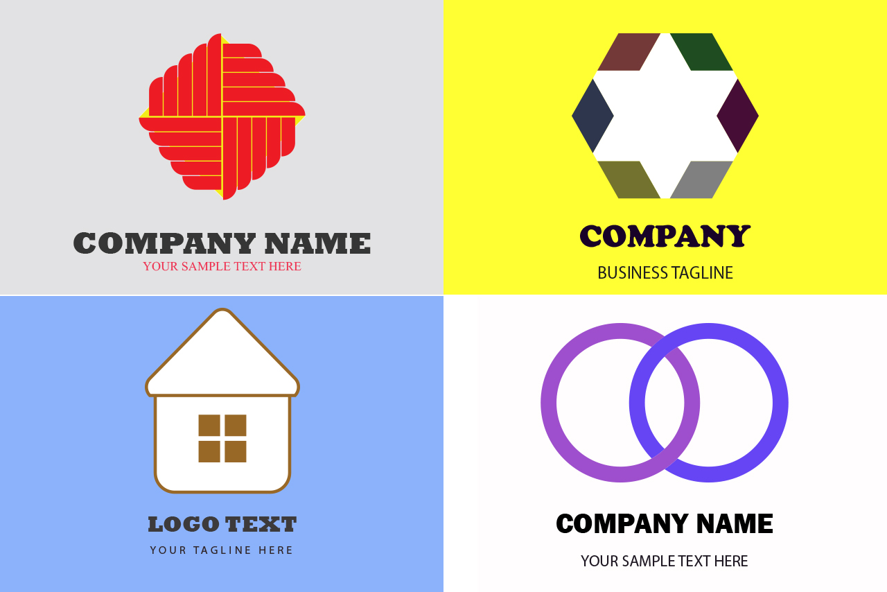 I will design creative unique modern minimalist flat business logo design