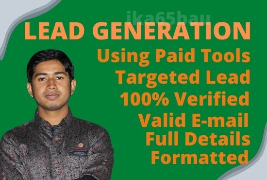 100 email lead collection from any location, website...