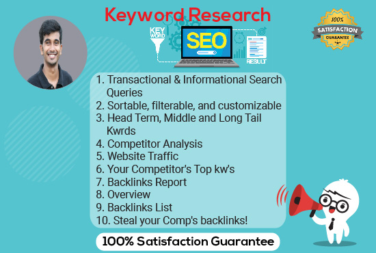 I Will Research and Best SEO Keyword find in your web...