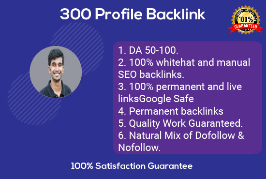 I will do High DA Profile Backlink
