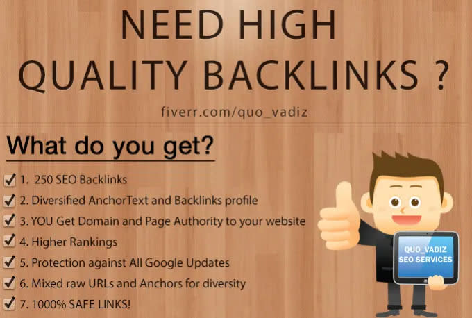 i will do 250 high quality backlinks improves SEO in 2020