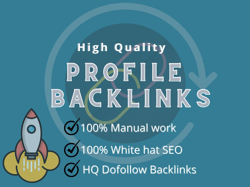 I will do 100 high profile backlinks manually for SEO ranking