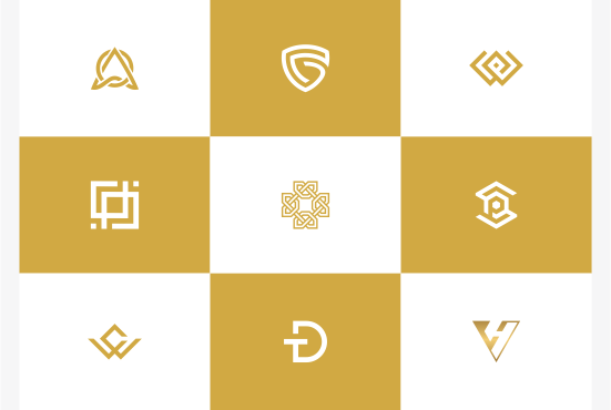 I will design lettermark monogram logo