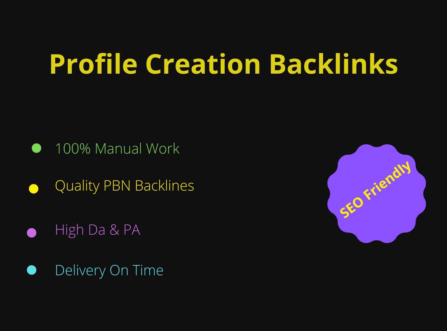 I Will Do 40 HQ Profile Backlink With High DA and PA.