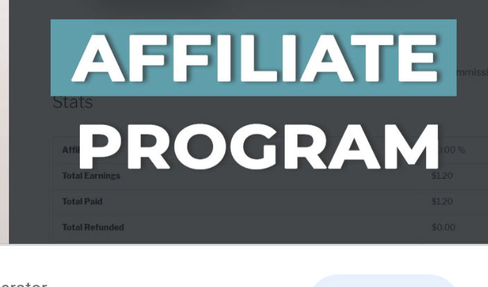 The affiliate generator service 