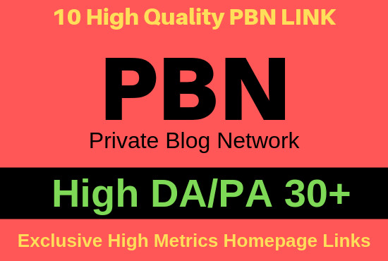 10 PBN Links Service Premium Solution To Boost Your R...