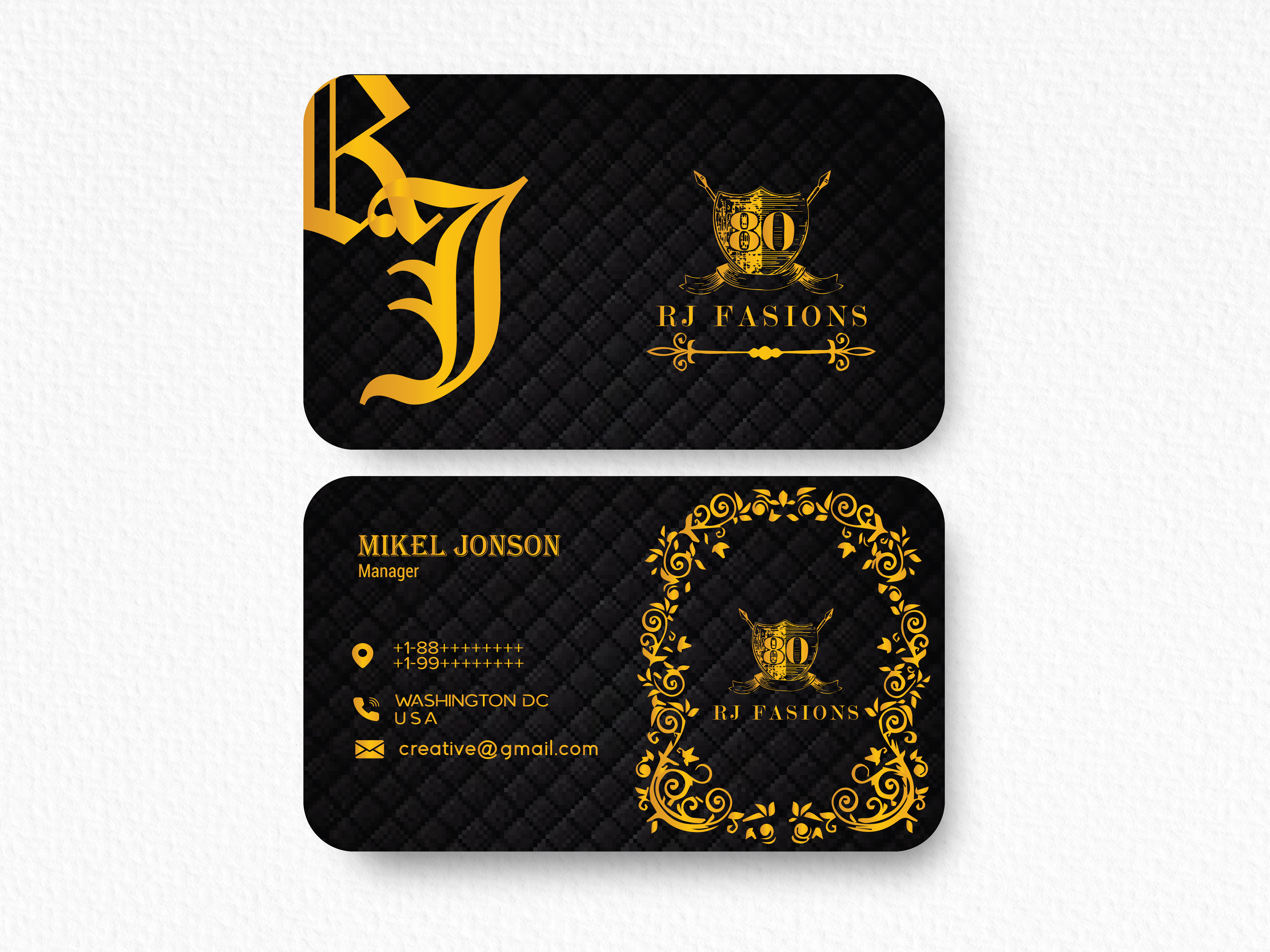 I will Design you unique Luxury Business Card for your business, company and many more