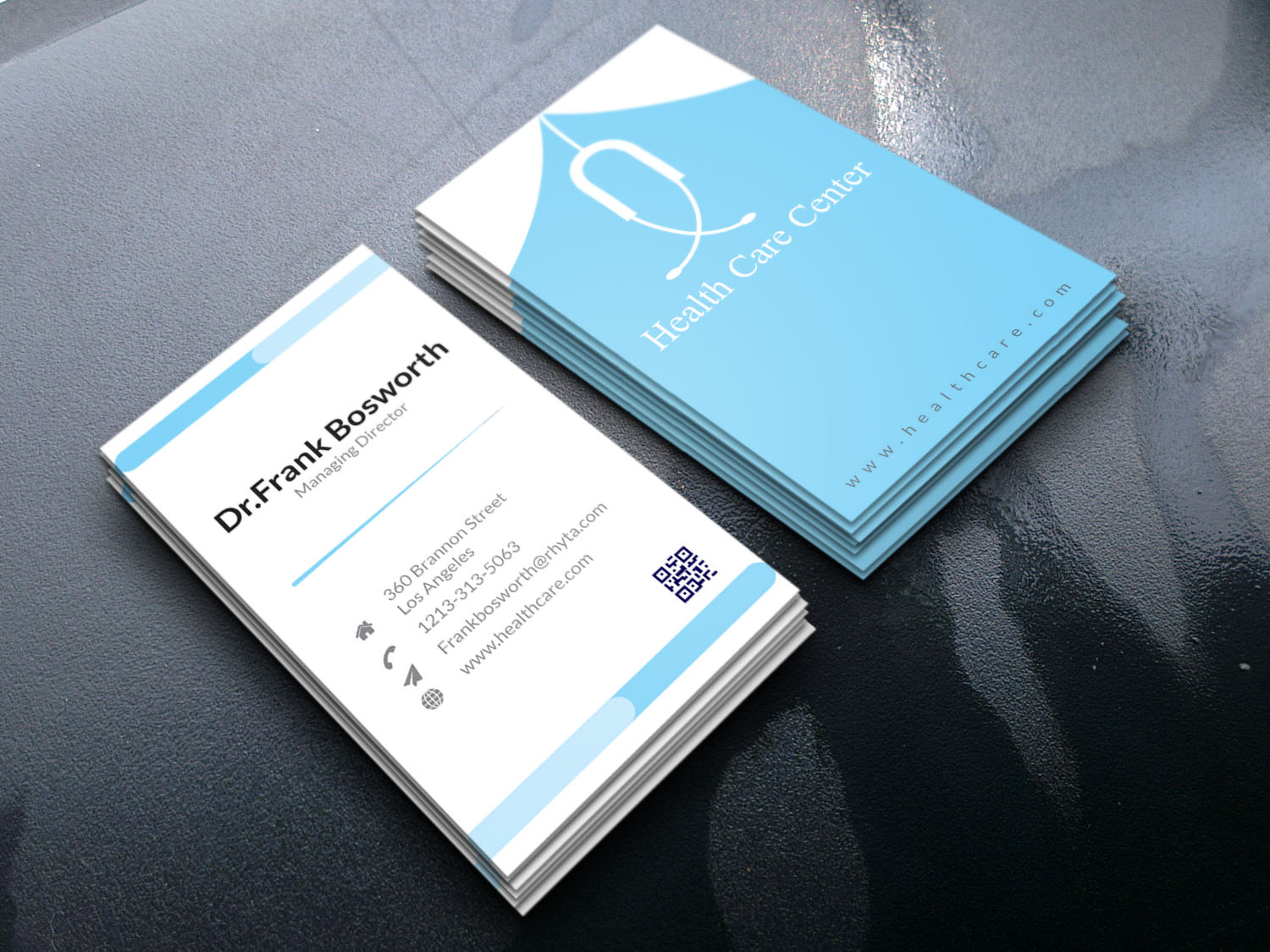 I will create professional and diversive business card for you