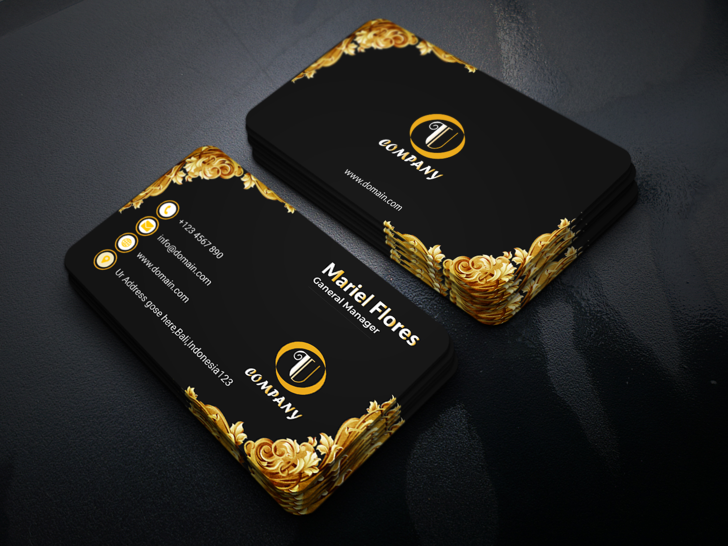 I will design unique and professional business card with letterhead