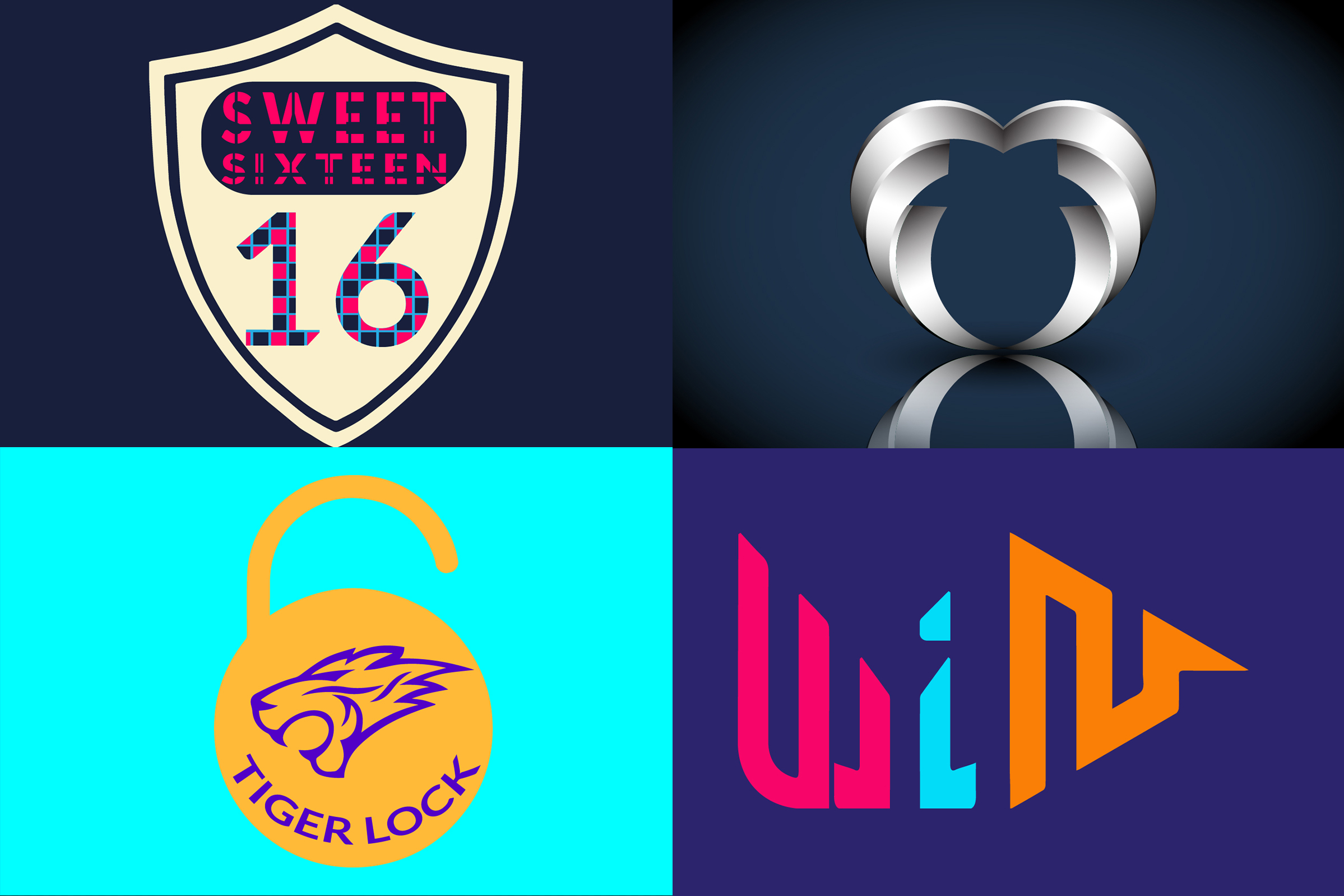 simple unique creative minimalist business logo desig...