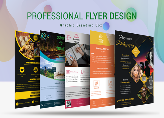 I will provide any kind of flyer design service