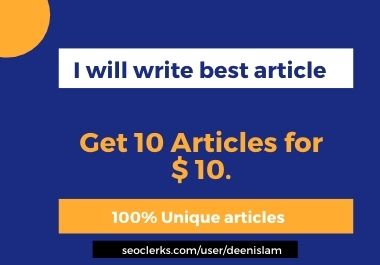 I will find 10 unique content for your website.