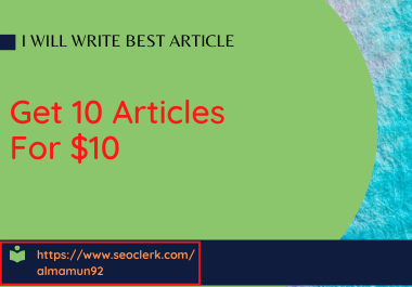 I will find 10 unique content for you