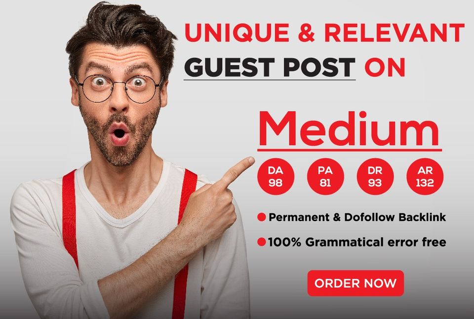 I will write and publish relevant and unique Guest post on Medium 