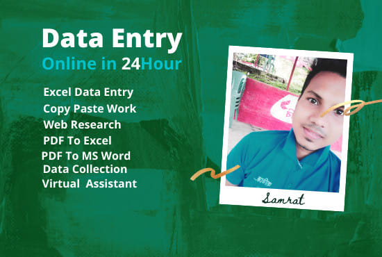 Are you want a Data entry and virtual assistant worke...