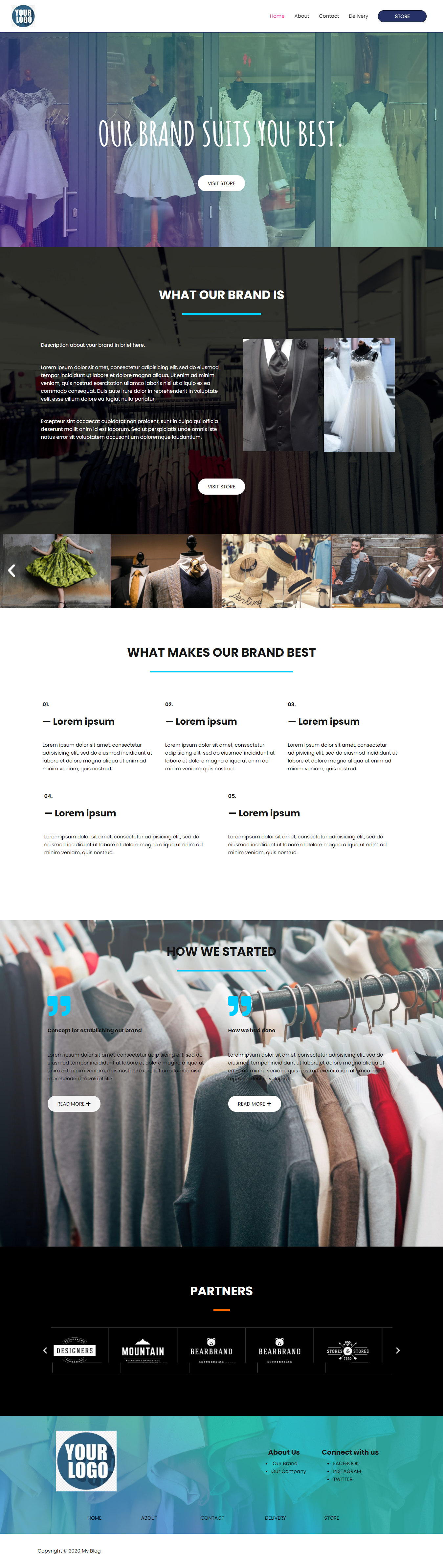 I will design a website for your Products, Brands, Organizations, etc