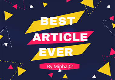 I will professionally write an article on any topic for you