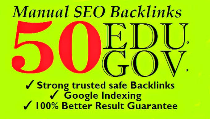 Add create 50 pr9, edu with high authority safe SEO l...