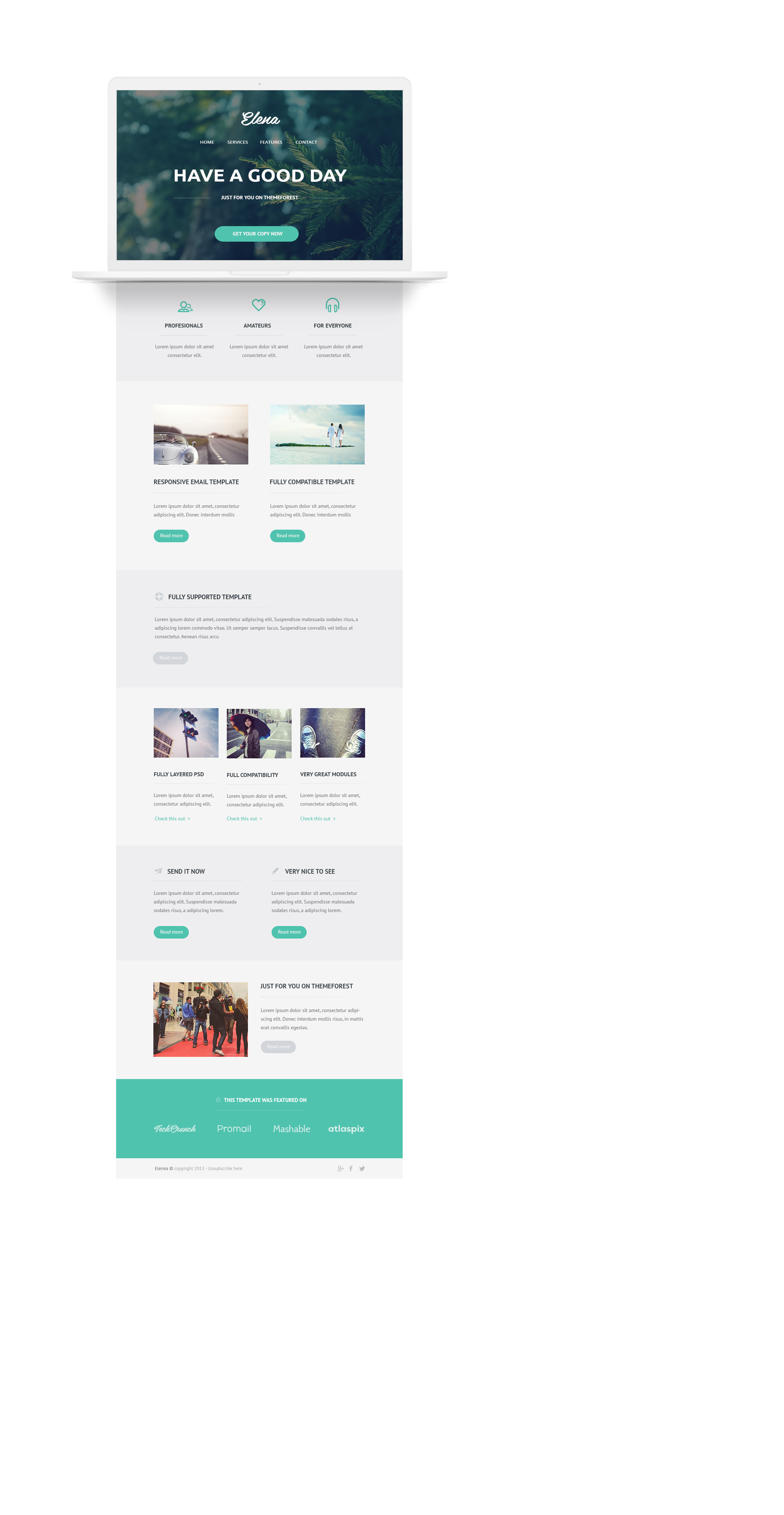 I will design eye catchy responsive email template and newsletter