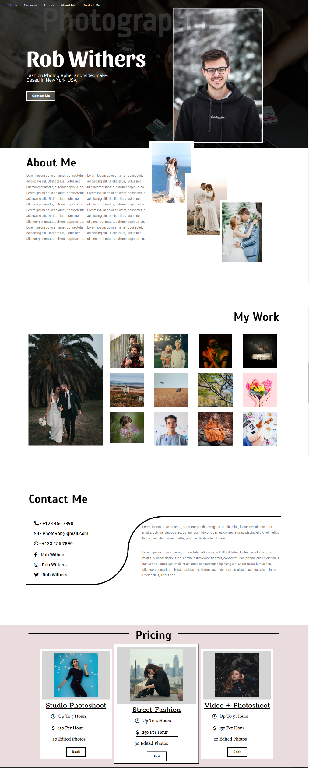 I Will Create You a Eye-catching Personal Website With Cool Animations