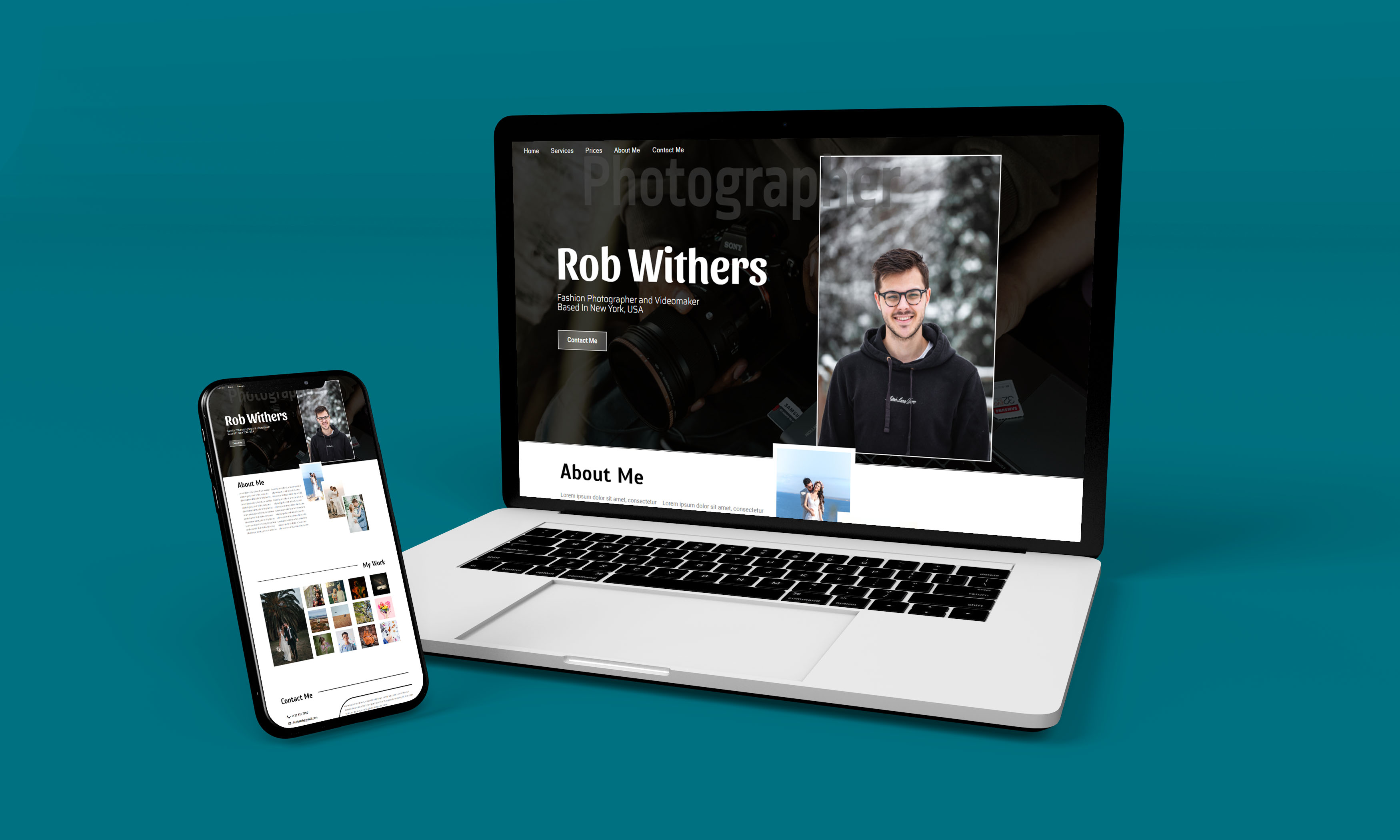 I Will Create You a Eye-catching Personal Website With Cool Animations