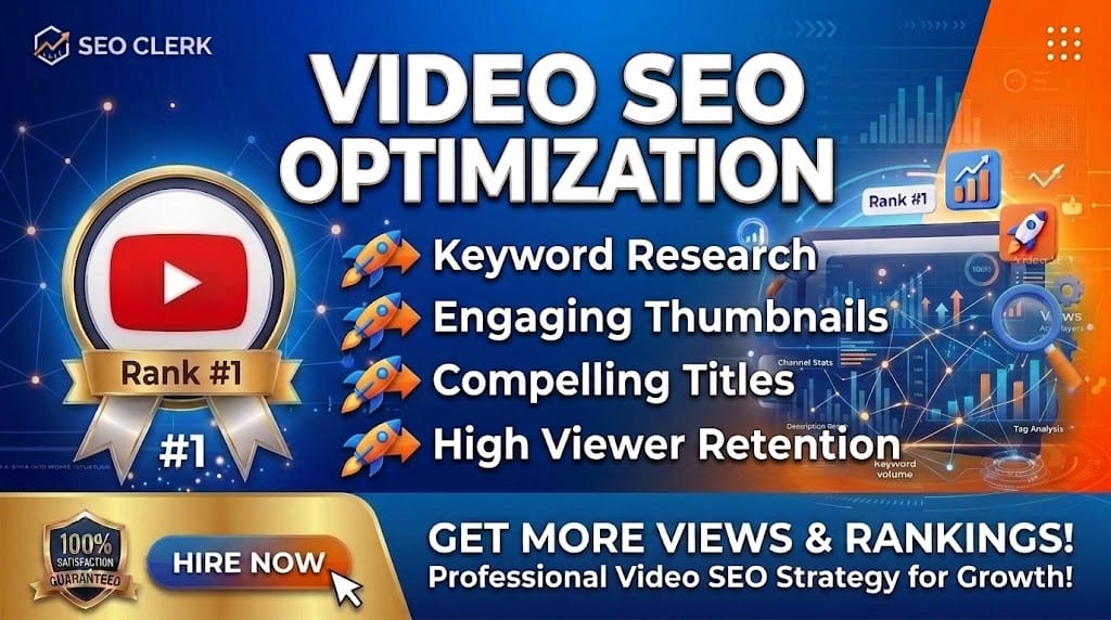 video seo optimization and best quality embed