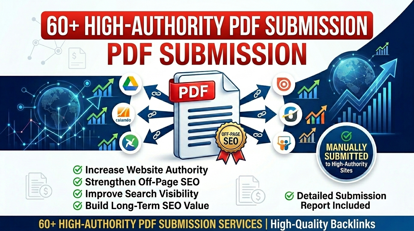 PDF Submission Backlinks | High-Quality PDF Sharing Backlinks for SEO