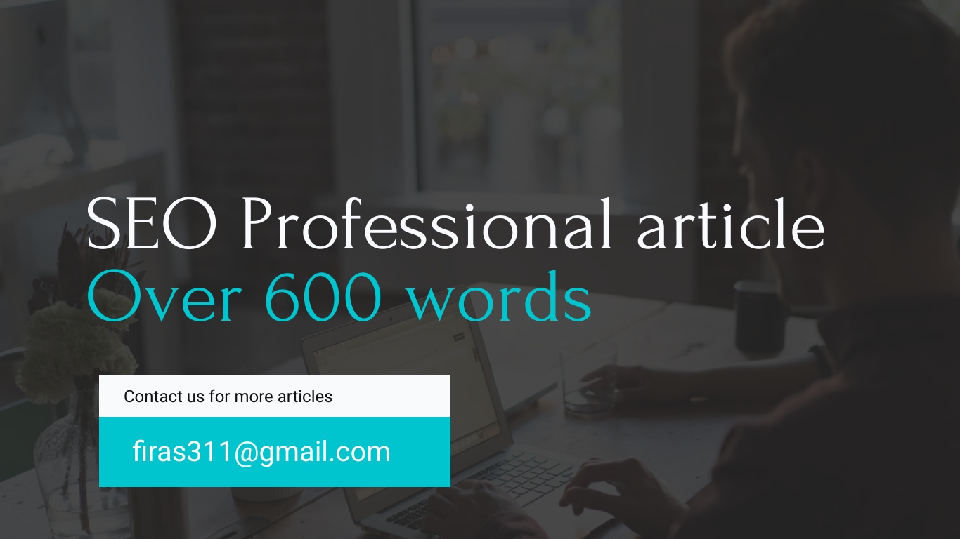 An exclusive article over 600 words