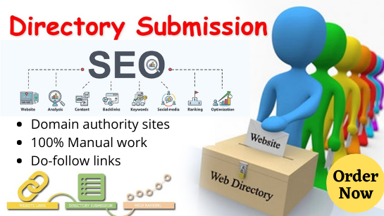 I will create 50 HQ directory submission white hat SEO backlinks
