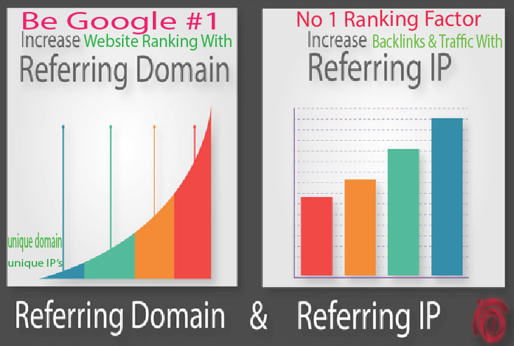 Provide referring domain backlinks for seo ranking