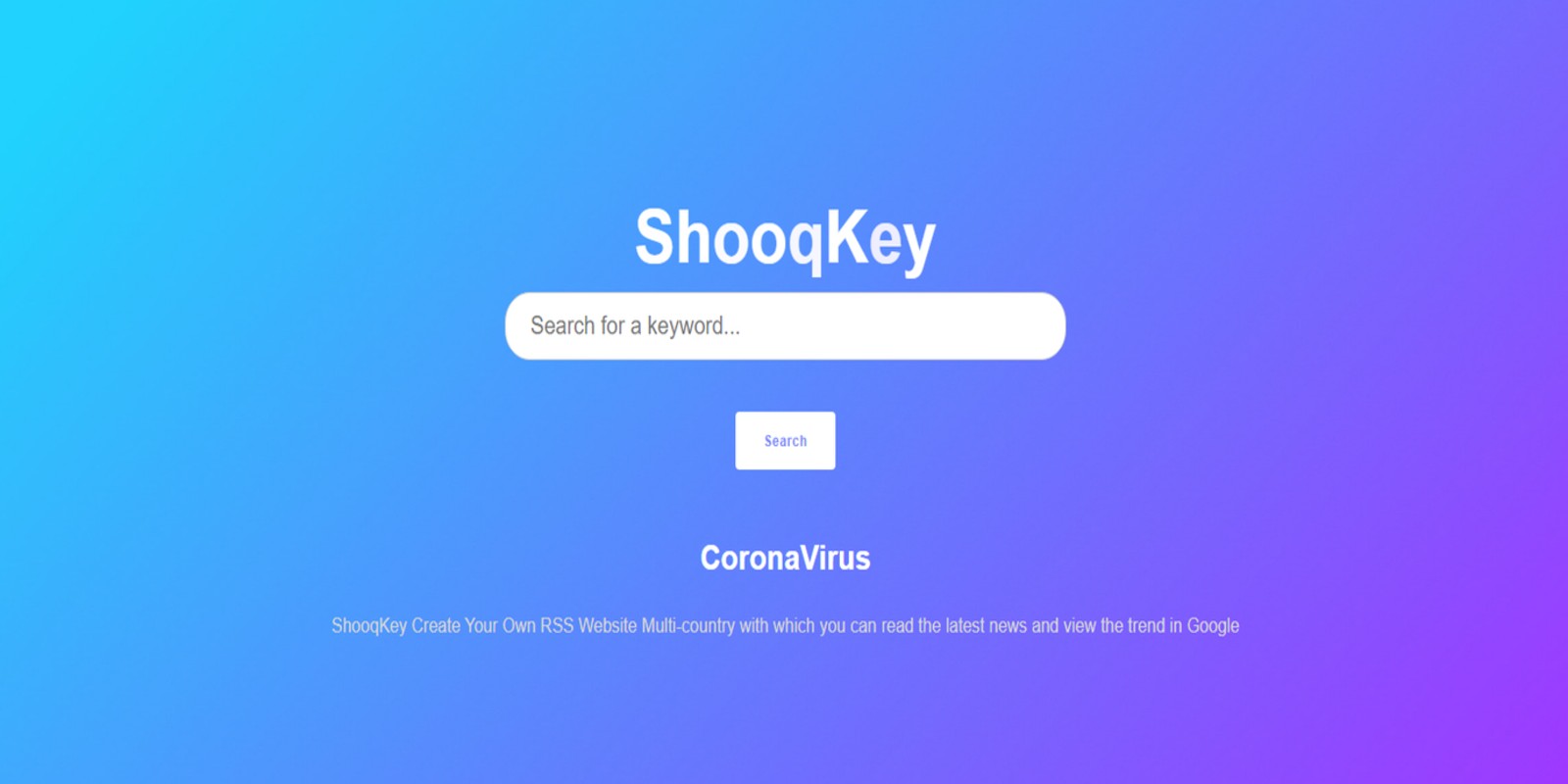 ShooqKey - RSS Keywords Database