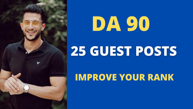 I will build 25 SEO dofollow backlinks from 90 da sit...