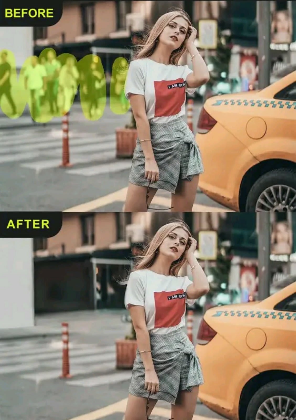 I will edit and remove background