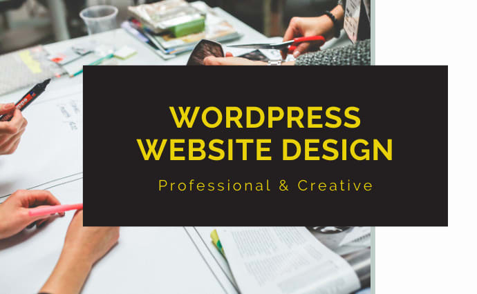 I will create a responsive wordpress website design or blog