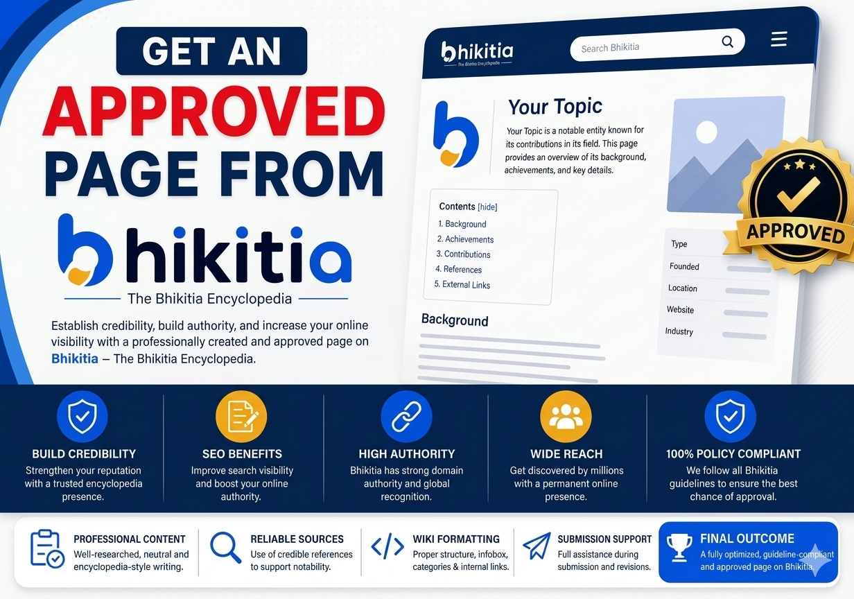 Get An Approved Page On Bhikitia