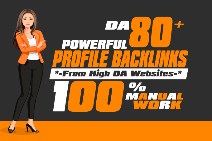 build high authority profile backlinks SEO For Google...