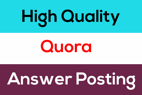 Get Powerful 20+ Quora Answer & Upvotes By Different Account with Contextual Backlinks