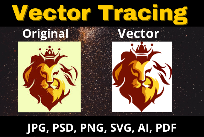 I will vector tracing, logo to vector within 3 hours