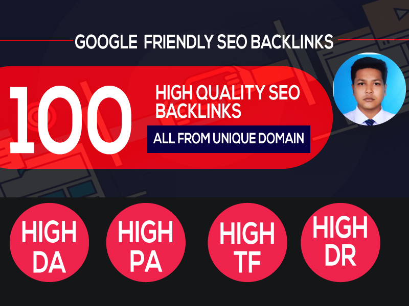 I Can Build 100 Backlink,web 2.0, and Dofollow with high DA/PA in your webpage with a unique website