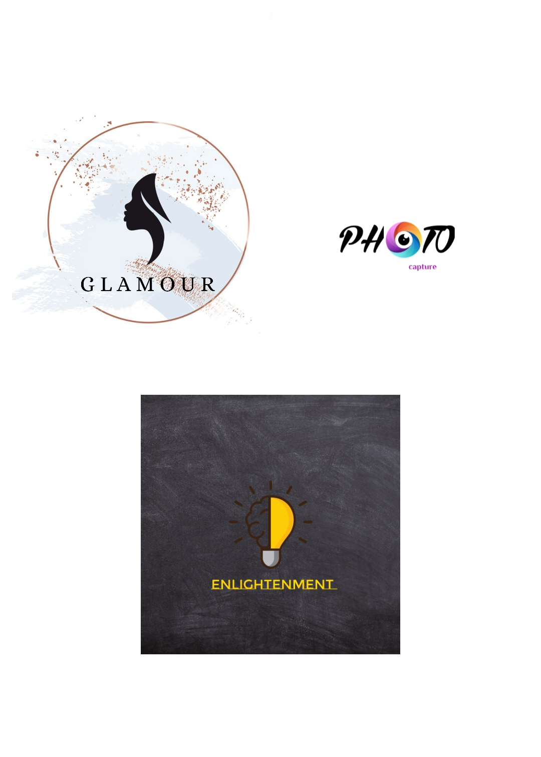 Creative and professional logos