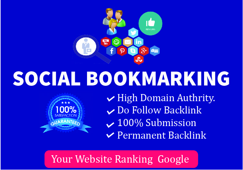 I Will Create Manually 50 Social Bookmarking Back-links For Your Website