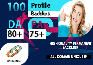 I Will Do Manually 100 Do-follow High Authority Profile Backlinks/Social Profiles DA 80 plus 
