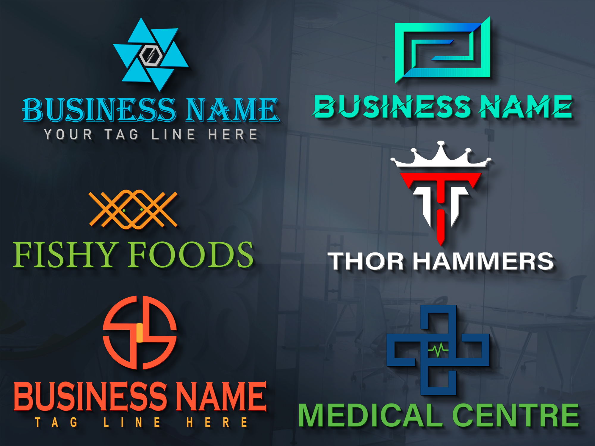 I will do a modern, minimalist, business logo design