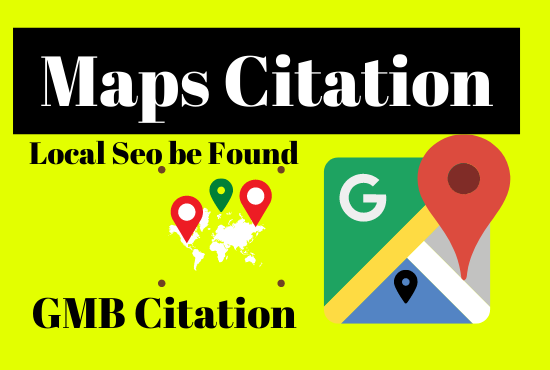 I will create 150 Maps citation create any place in w...